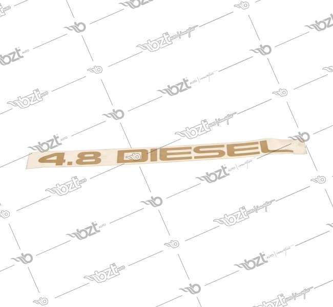 ISUZU - NQR70  - ETIKET "4.8 DIESEL" YAZISI SARI - DECAL, "4.8 DIESEL"  3777708860